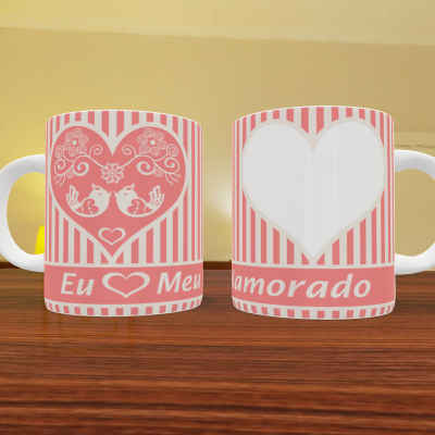 Caneca Namorados Com Foto - 18 Temas