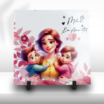 Azulejo Mãe Eu Amo-te Azulejo Mãe Eu Amo-te