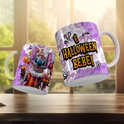 Caneca Stitch Hallowen