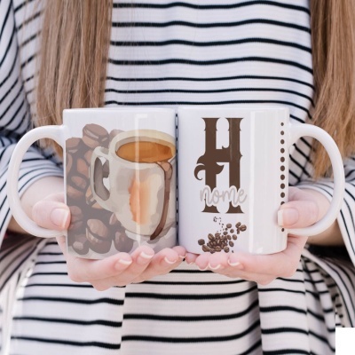 Caneca Alfabeto Café