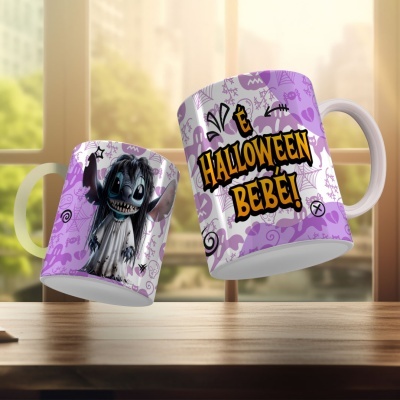 Caneca Stitch Hallowen