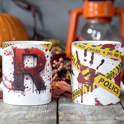 Caneca Alfabeto Hallowen