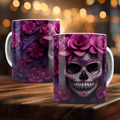 Caneca Dia dos Mortos
