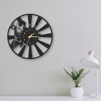 Relógio de Parede Homem de Ferro