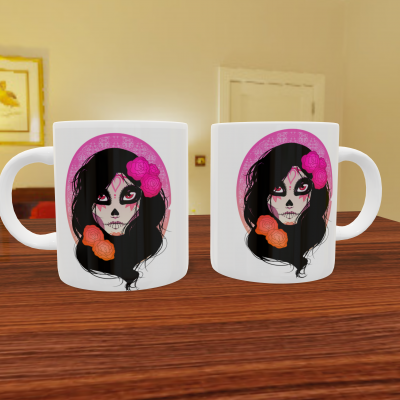Caneca "Catrinas"