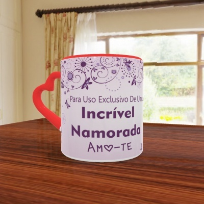 Caneca Namorados Com Foto - 18 Temas