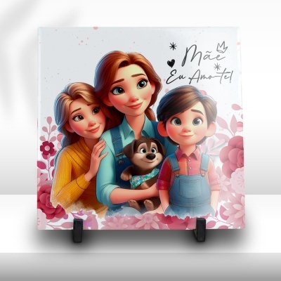 Azulejo Mãe Eu Amo-te Azulejo Mãe Eu Amo-te