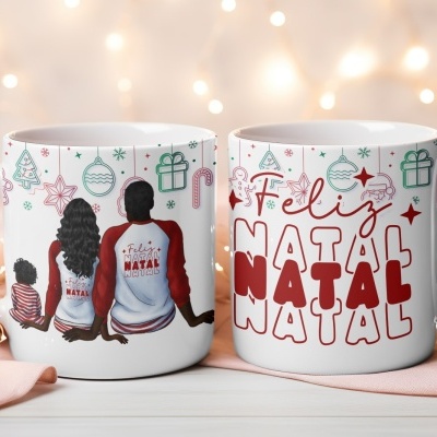 Caneca Natal Família