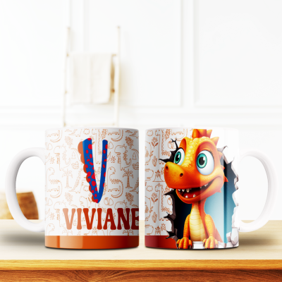 Caneca Alfabeto Dinossauro