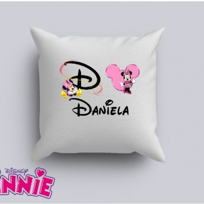 Capa de Almofada Personalizada Alfabeto Disney Menina