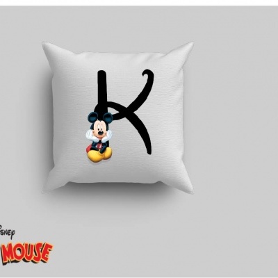 Capa de Almofada Alfabeto Disney Inicial Menino