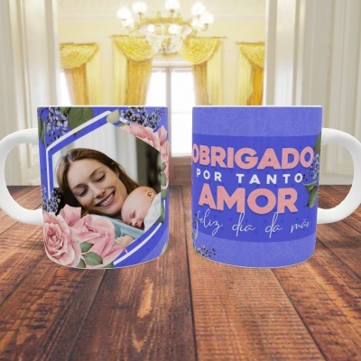 Caneca Dia da Mãe - 12 Imagens