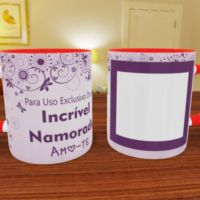 Caneca Namorados Com Foto - 18 Temas