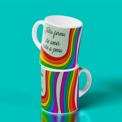 Canecas Acima de Tudo Amor...