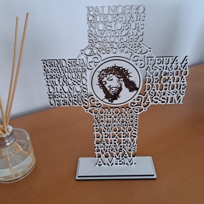 Moldura Pai Nosso com Imagem