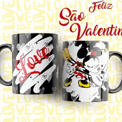 Canecas Mickey Love - 7 Temas