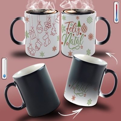 Caneca Natal Clean