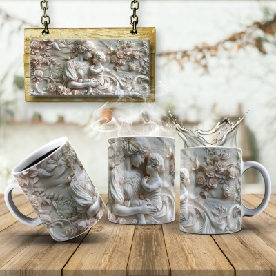 Caneca Mãe Mármore