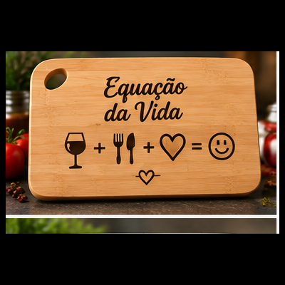 Tábua de Cozinha Equação da Vida