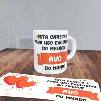 Chávena de Café 150ml "Uso Exclusivo"