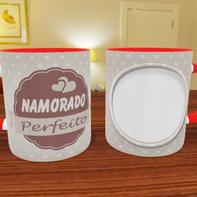 Caneca Namorados Com Foto - 18 Temas