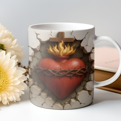 Caneca Sagrado Coração de Jesus