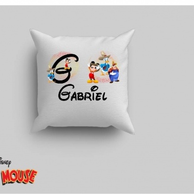 Capa de Almofada Personalizada Alfabeto Menino