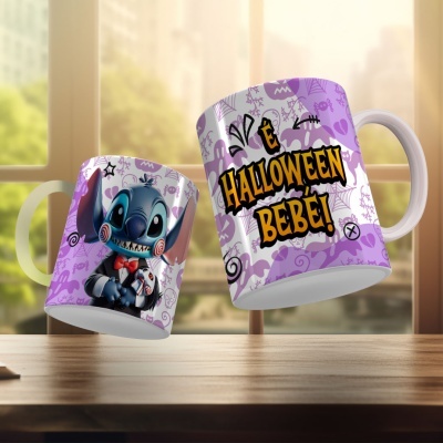 Caneca Stitch Hallowen