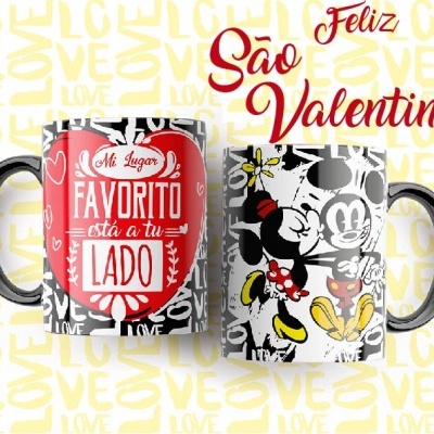 Canecas Mickey Love - 7 Temas