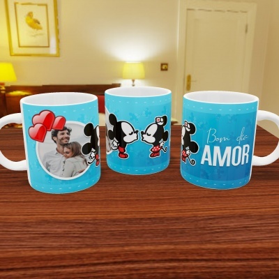 Canecas Namorados Mickey e Minnie - 12 Temas