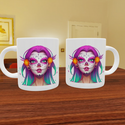 Caneca "Catrinas"