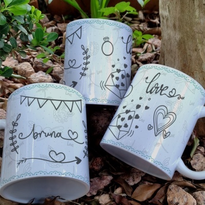 Caneca Casamento Personalizado