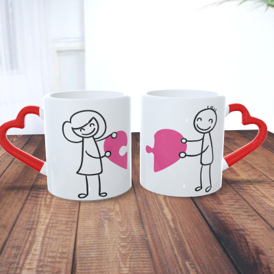 Par de Canecas Namorados Casais
