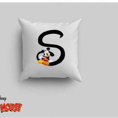 Capa de Almofada Alfabeto Disney Inicial Menino