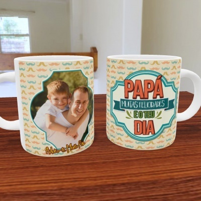 Caneca Papá Com Foto - 12 Imagens