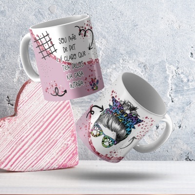 Caneca Sou Mãe Claro...