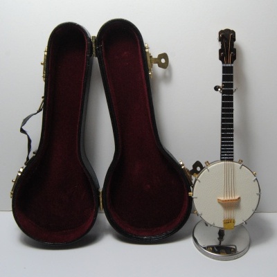Banjo decorativo em miniatura