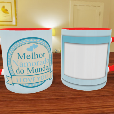Caneca Namorados Com Foto - 18 Temas