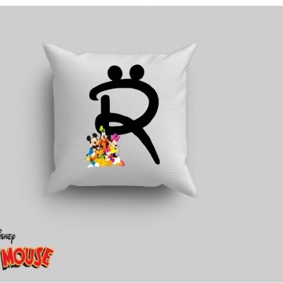 Capa de Almofada Alfabeto Disney Inicial Menino