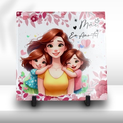 Azulejo Mãe Eu Amo-te Azulejo Mãe Eu Amo-te