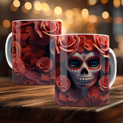 Caneca Dia dos Mortos