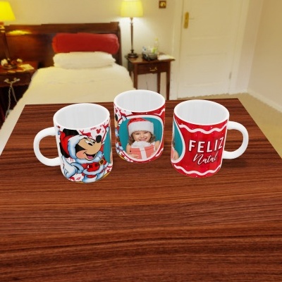 Canecas de Natal Infantil - 12 Temas