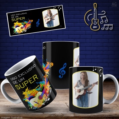 Caneca Música Uso Exclusivo de um...