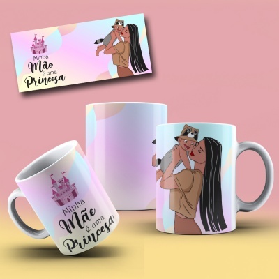 Caneca Mãe Princesa - 11 Imagens