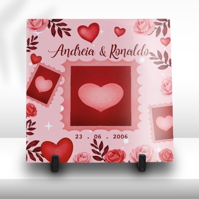 Azulejo Casal Personalizado
