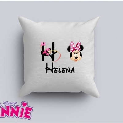 Capa de Almofada Personalizada Alfabeto Disney Menina