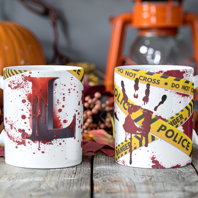 Caneca Alfabeto Hallowen