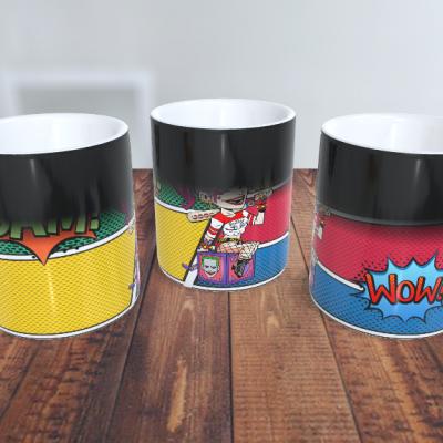 Canecas Heróis e Vilões DC