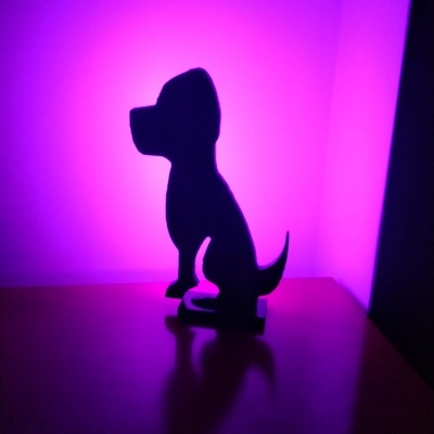 Candeeiro Led Personalizado "Cão"