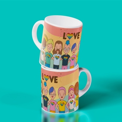 Canecas Acima de Tudo Amor...